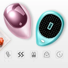 New Portable Electric Ionic Hairbrush Takeout Mini Small Hair Magic Beauty Brush Home Travel Using Electric Hair Brushes