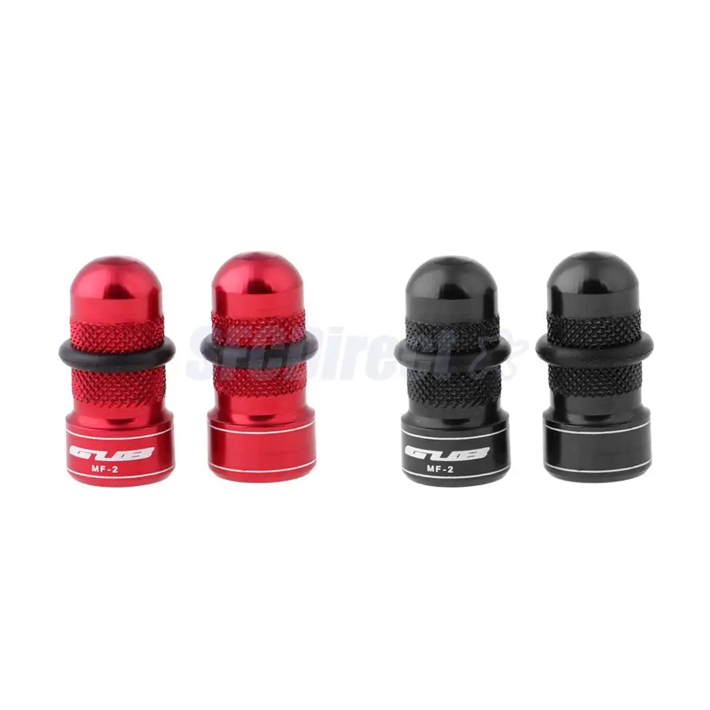 Premium Alloy Presta Valve Stem Cap / Covers For Bikes & Bicycles, Set