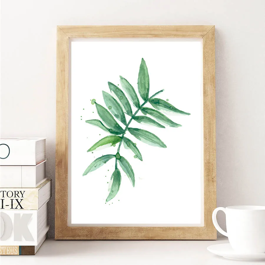 Nordic Green Plant Tropical Leaves Painting Canvas Wall Prints Wall Art Prints Pictures For Living Room 1 Nordic Green Plant Tropical Leaves Painting Canvas Wall Prints Wall Art Prints Pictures For Living Room 4