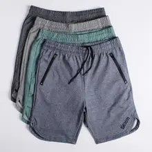 Новые мужские фитнес шорты модные повседневные Спортзалы, бодибилдинг тренировки Мужские дышащие шорты из чистого хлопка брендовые беговые лосины