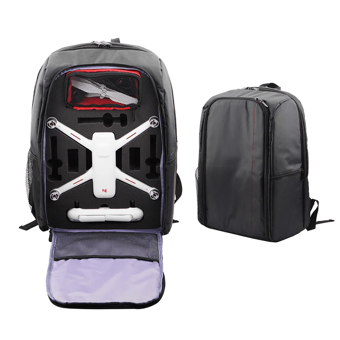 HOBBYINRC Backpack Double-shoulder Bag Storage Bag for Xiaomi A3 Drone - Black