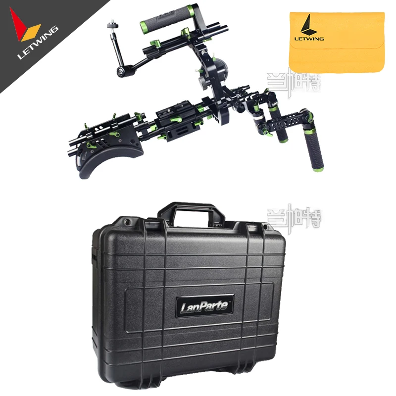 Lanparte комплект для DSLR с одной ручкой, с фокусом для студийной видеокамеры 5D2 7D, с функцией Follow Focus