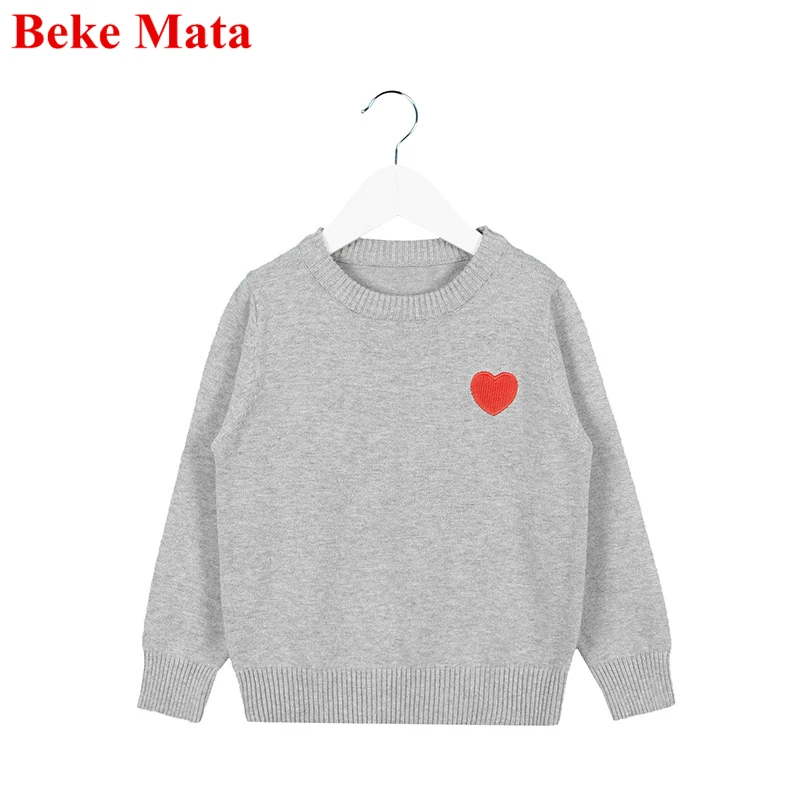 BEKE MATA/Детские свитера для девочек; осень г.; милый детский свитер с вышивкой; кардиган для мальчиков с длинными рукавами; Верхняя одежда для детей; От 1 до 6 лет