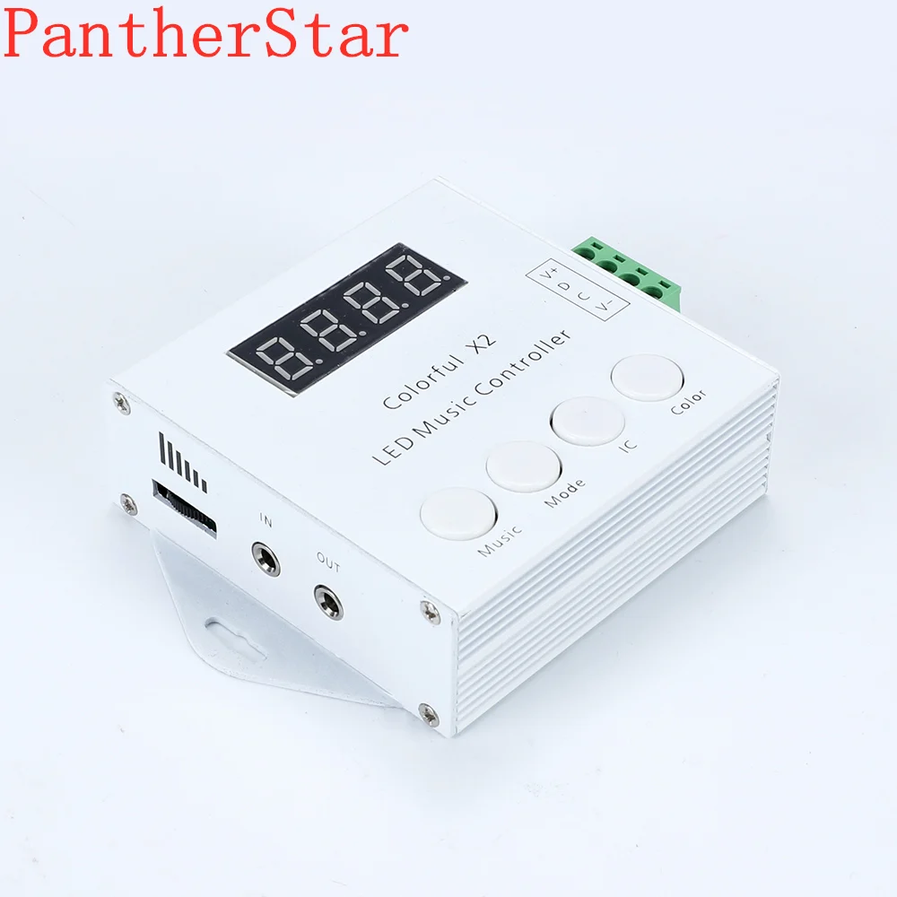 DC5V 24V X2 контроллер WS2812B WS2811/WS2813/USC1903 Magic светодиодный лента цифровой Красочные