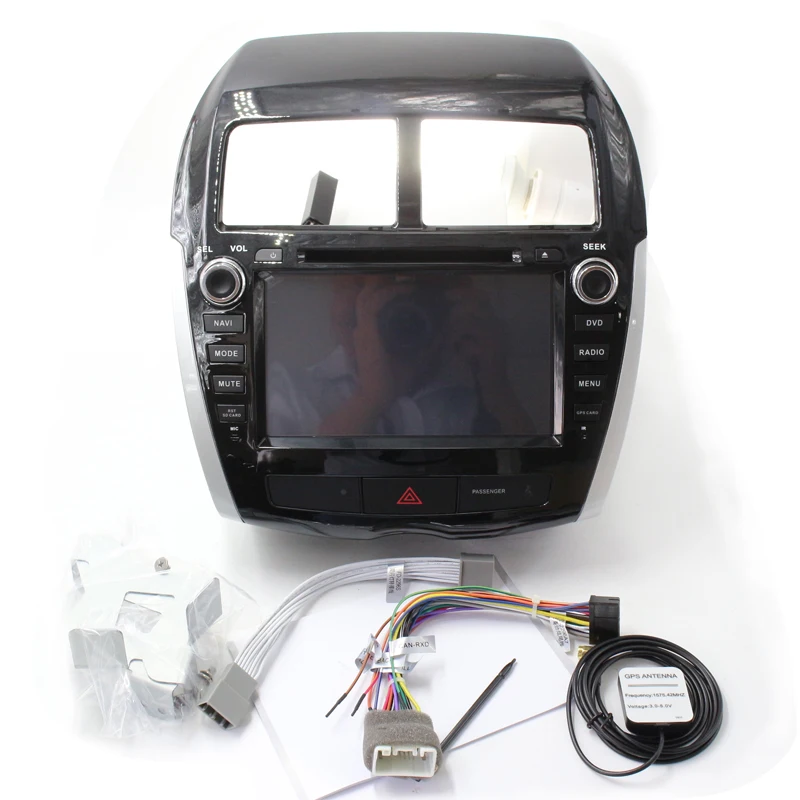 Best 8" Car DVD Player GPS Navigation System for Mitsubishi ASX RVR Outlander Sport/PEUGEOT 4008/CITROEN C4 2010 2011 2012 5