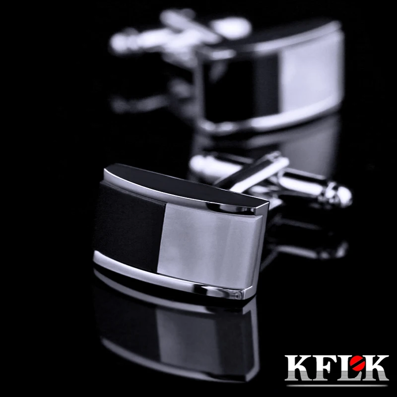 KFLK 2019 Luxury shirt cufflinks for mens Brand cuff buttons Shell cuff