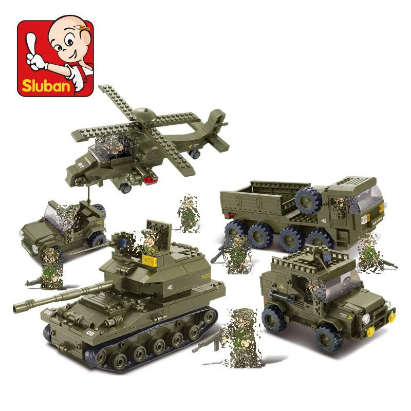 sluban army lego