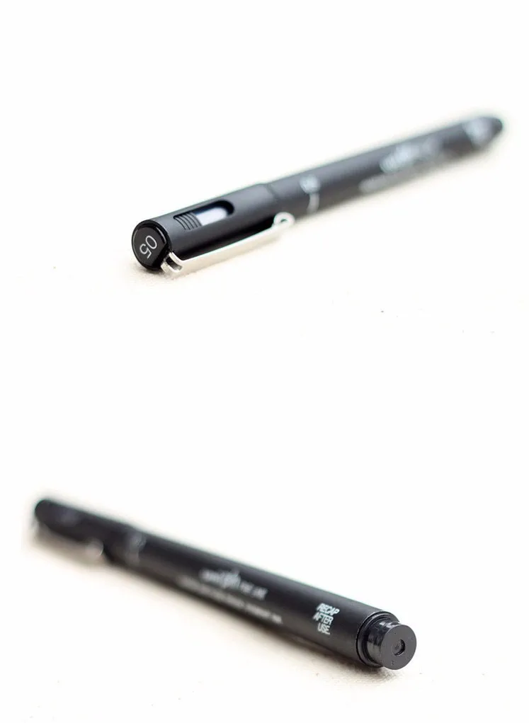 Подлинный Pigma Микрон косметический карандаш 6 шт./компл. лайнер кисти(бумажный знак водонепроницаемый) Принадлежности для письма ручка для негативного гравирования иглой