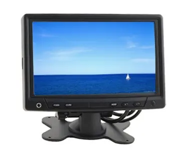 

7 Inch Desktop and Headrest VGA Monitor With AV2 Reverse Camera for Car PC