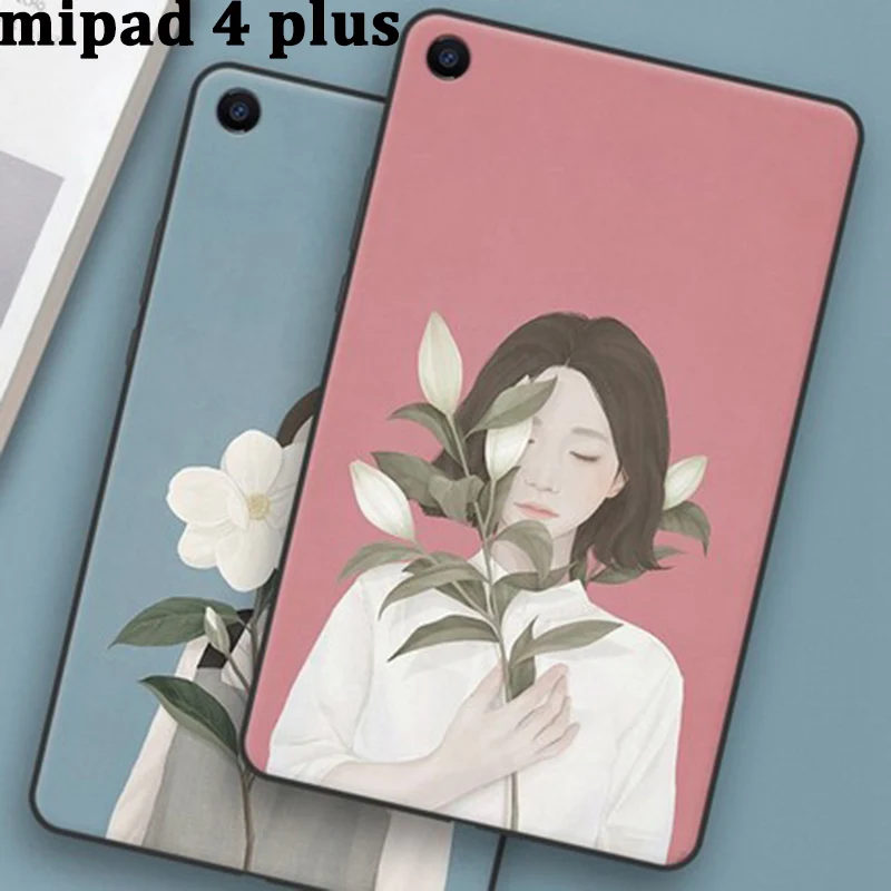 Чехол для xiaomi mi Pad 4 plus мягкий мультяшный чехол телефона защитный miPad | Мобильные