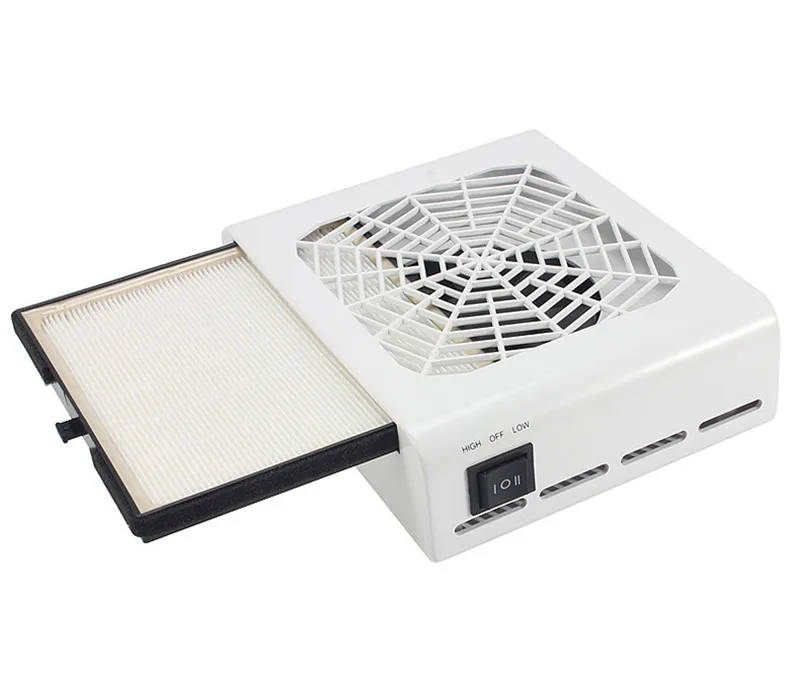 

45W Nail Dust Collector Strong Power Nail Fan Art Salon Suction Dust Collector Machine Vacuum Cleaner Fan Nail Dust Suction Tool