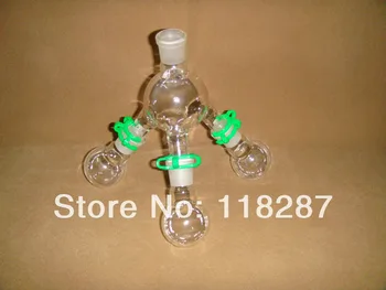 

Lab Short-path Distillation Receiver with three 50ML flasks,24/29,lab glassware