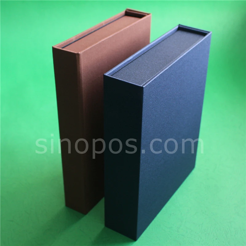 StackBook Full Cover, fabric samples cards holder textile material binding sleeve swatch stack book leather fold display binder 6