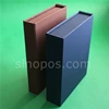 StackBook Full Cover, fabric samples cards holder textile material binding sleeve swatch stack book leather fold display binder 6