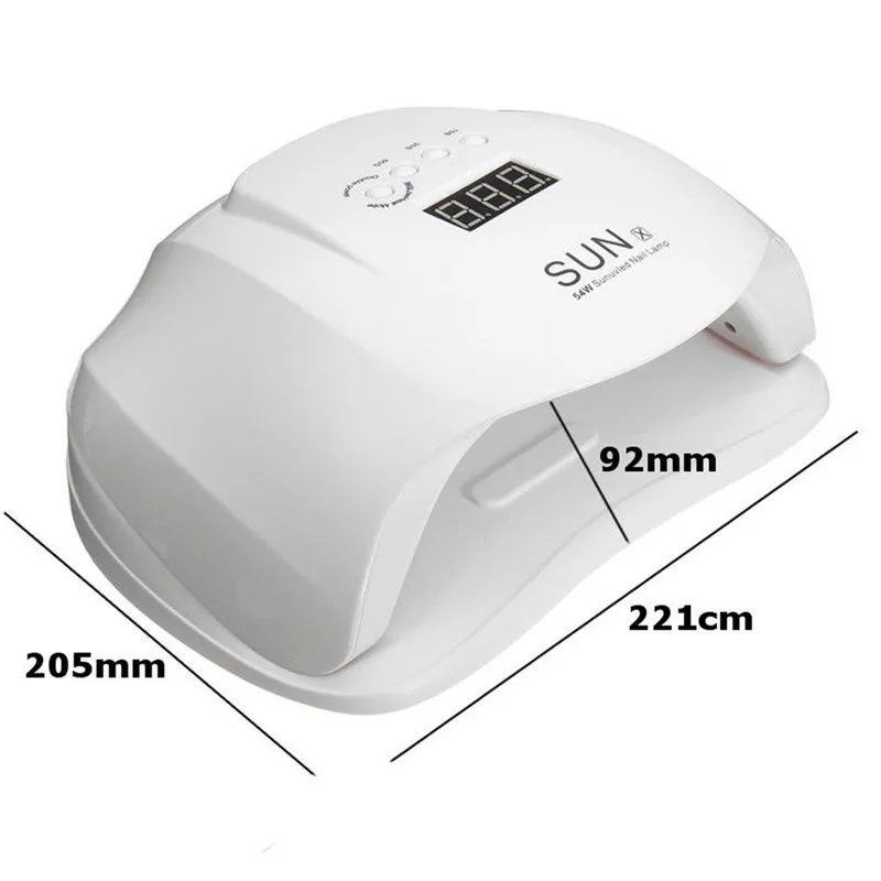 SUNX 48 W 54 Сушилка для ногтей УФ светодиодный лак лампа отверждения гель лака с