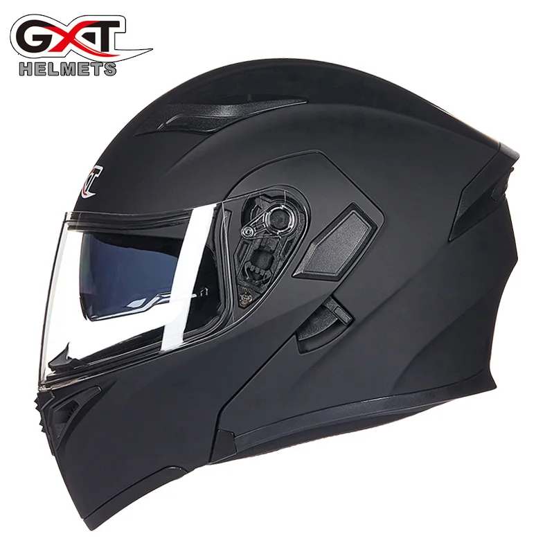 GXT откидной шлем мотоциклетный шлем motos casco capacete модульные шлемы с внутренним солнцезащитным козырьком защитные гоночные шлемы с двойными линзами - Цвет: Model 7