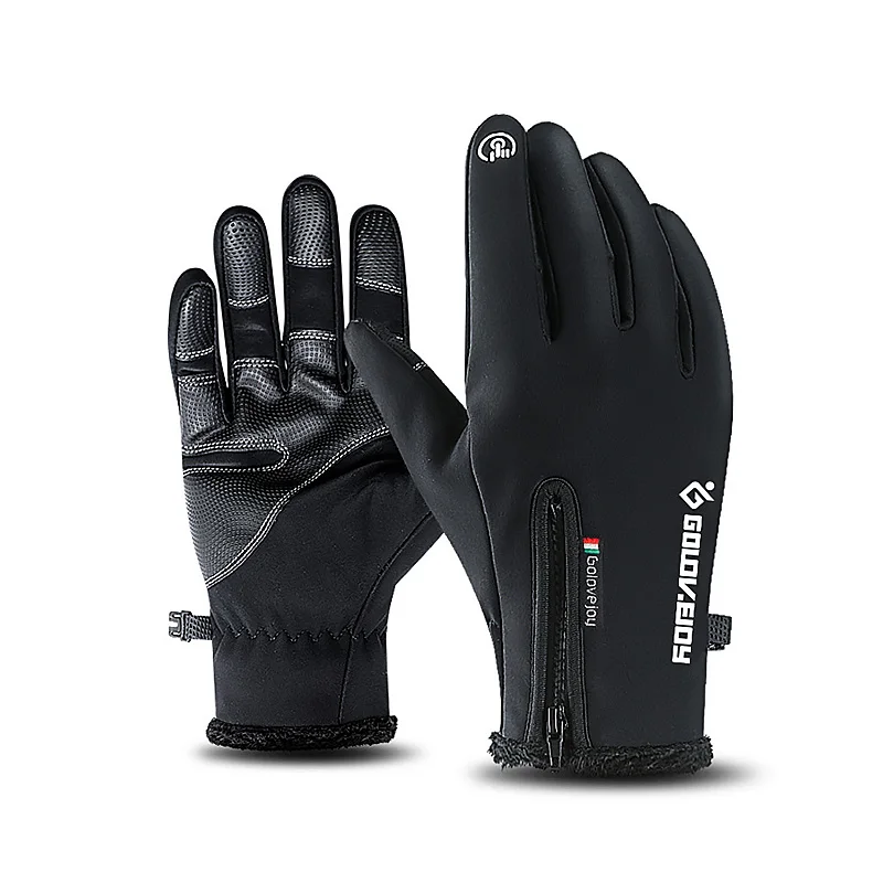 

Outdoor Sports Cycling Skiing Fishing Winter Non-slip Thermal Waterproof Touch Screen MTB Bike Bicycle Gloves luvas ciclismo