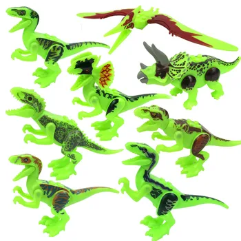 

Jurassic World 2 Dinosaur Building Blocks Lepining Jurassic Dinosaur Figures Bricks Tyrannosaurus Rex Indominus I-Rex Model Toys