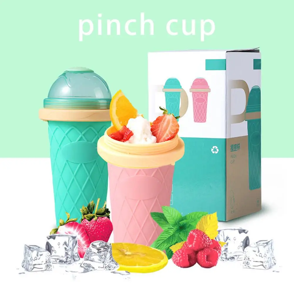 

Smoothie Cup Ice Cream Maker DIY Homemade Double Layer Ice Cream Smoothie Cup For Children