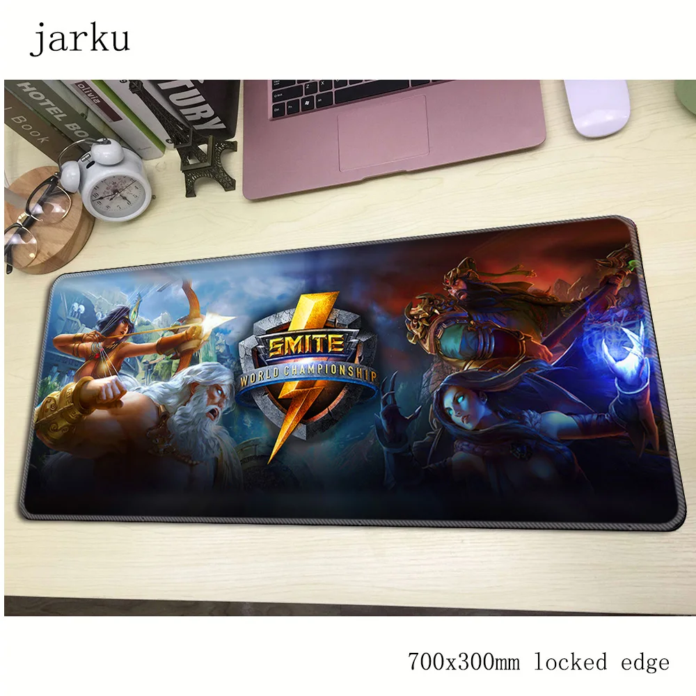 Игровой коврик для мыши smite 700x300x3 мм большой подарок мальчика аксессуары ноутбука