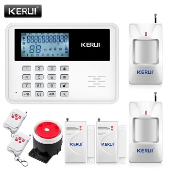 

KERUI 5900G Voice Prompt GSM Alarm Systems LCD Display Wireless Door Sensor Home Security SIM SMS Burglar Alarm