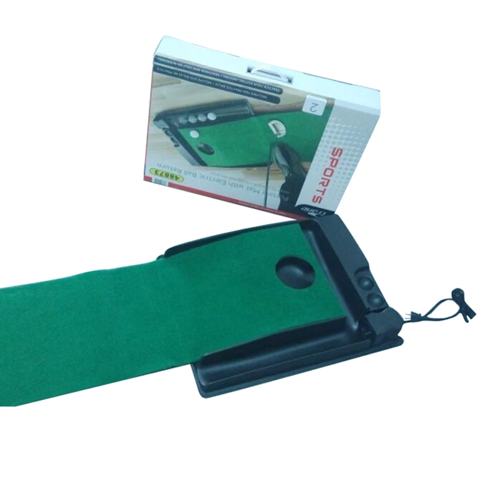 CRESTGOLF Golf Putting Mats with Automatic Electric Ball Return Golf