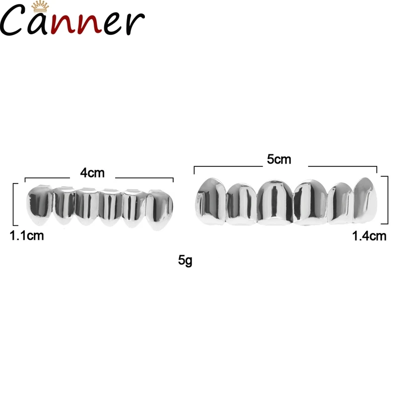 Хип-хоп ЗУБЫ Grillz набор золото серебро Топ и Bootom Groll Зубы вампира Панк зубы грили Косплей зубы колпачок Хэллоуин ювелирные изделия R40