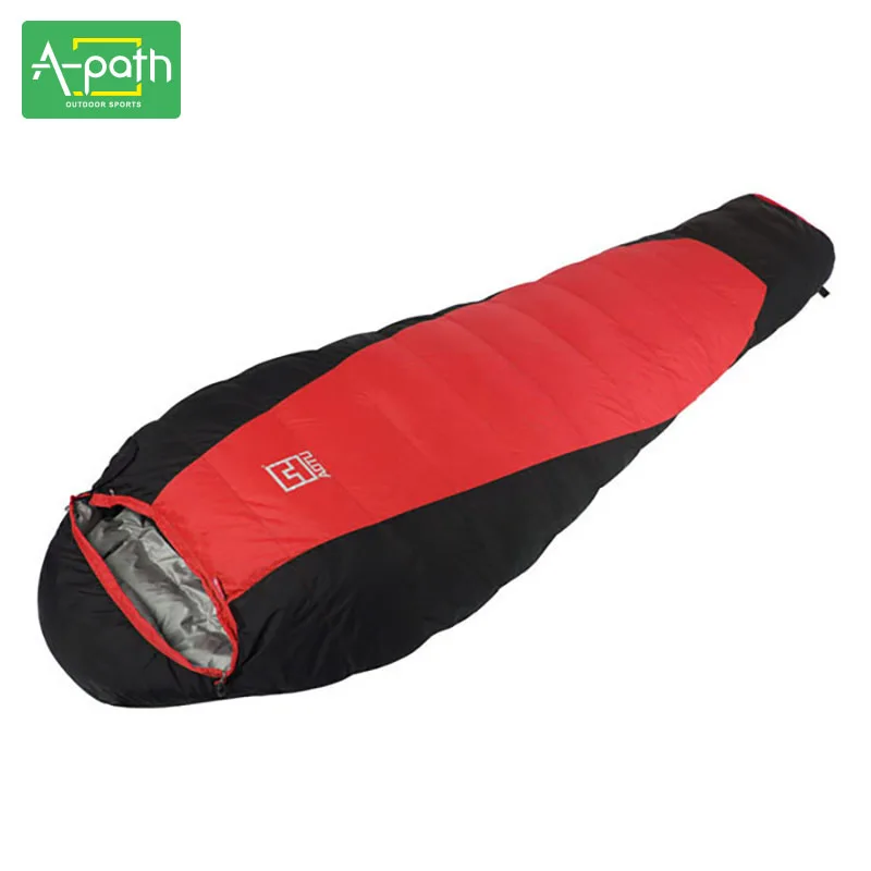 

Outdoor Camping Eider Down Winter Sleeping Bag Camping Trip Thickened Double Warm Laybag Splicing Lounger Sleeping Bags