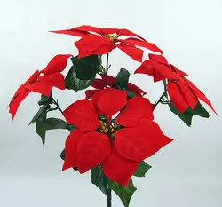 Моделирования цветок, декоративно-прикладного искусства пуансеттия Новогоднее украшение Рождественские подарки украшения дома не