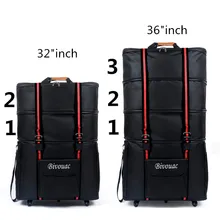 Оксфордская авиалиния, 3" багажная сумка, 36" дорожные сумки, супер пакет для хранения, стильный и удобный чехол на колесиках, Oxford