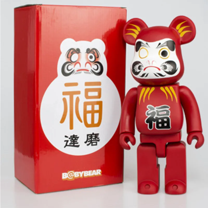 

11 Inches Be@rbrick 400% Bearbrick Doraemon Bodhidharma BB PEKQ Beijing Opera PVC Action Figure Collectible Model Toy D168