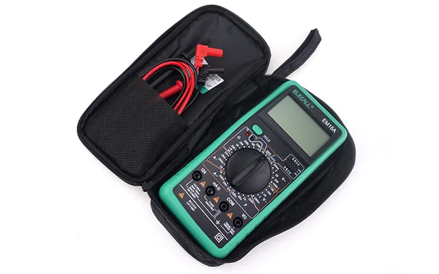 backpack tool bag Free Shipping 1 Piece Multimeters Storage Bag Mini Middle Large  For Small Accessories Midget Tester Black Durable tool chest workbench