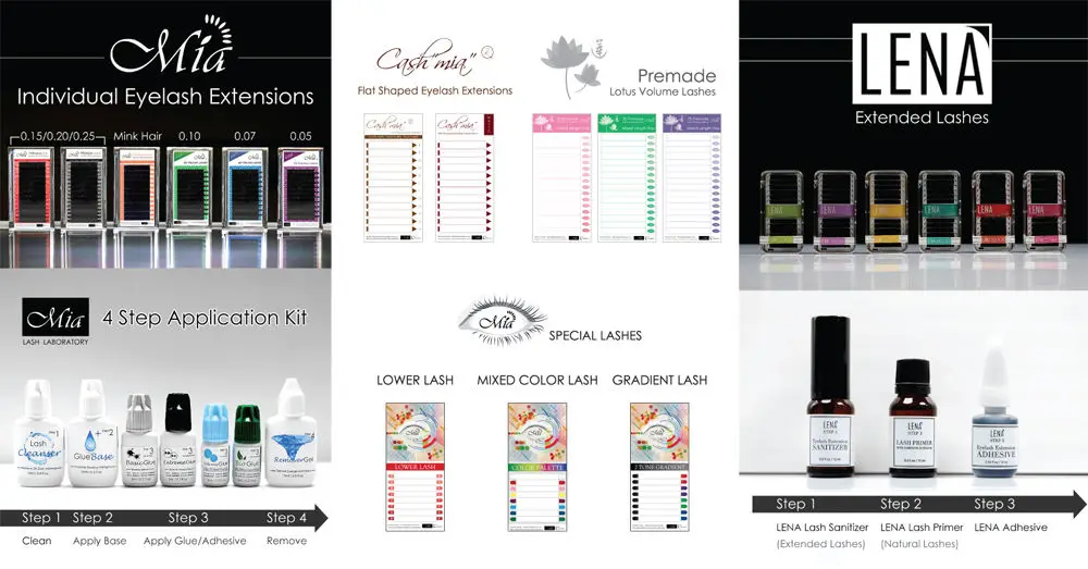 Extensão dos Cílios Permanente por Mia Chicote de Laboratório c d dd 8-15mm Mista Super Macio Lash X-wrap Cashmere Plana Semi 0.15 - 0.20 j b 35 Beleza e saúde