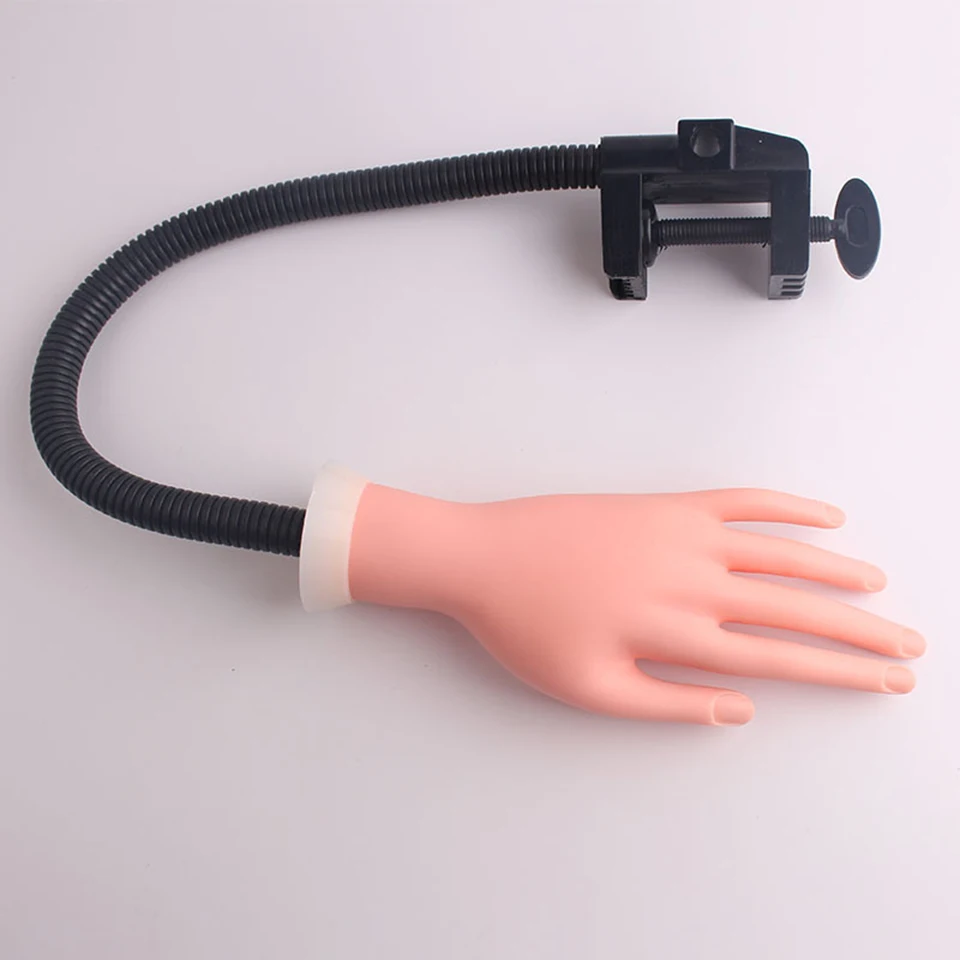 Профессиональный 1 шт. рука для практики дизайн ногтей ручной инструмент Регулируемый дизайн ногтей модель Руки DIY Маникюрный Инструмент для обучения
