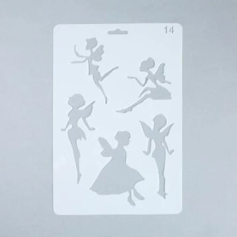 

Plastic Stencils Template For Walls Scrapbooking Painting Phone Album Decor Embossing Paper Card DIY Craft Fairy Layering