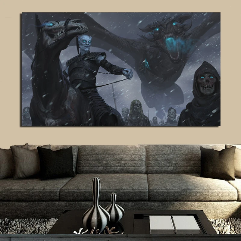 

Game Of Thrones Grey Art Wall Art Canvas Painting Posters Prints Modern Painting Wall Picture For Living Room Home Decor Artwork