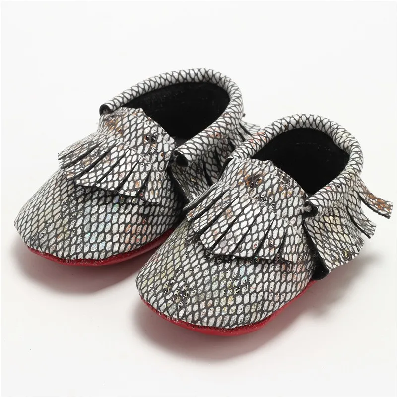 Горячая Распродажа детская обувь Змеиный узор из натуральной кожи детские мокасины мягкие нижние Bebe для новорожденных и малышей, для тех, кто только начинает ходить