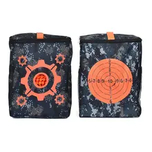 Bolsa de objetivo de bala para nerf, estuche de almacenamiento de balas blandas tácticas, bolsa de transporte de tela Oxford impermeable para pistolas Nerf, equipo de balas