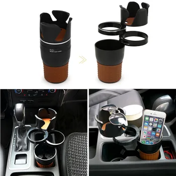 

Multifunction Car Drinking Bottle Holder Rotatable Water Cup Holder Sunglasses Phone Organizer Storage Car Interior Accessories