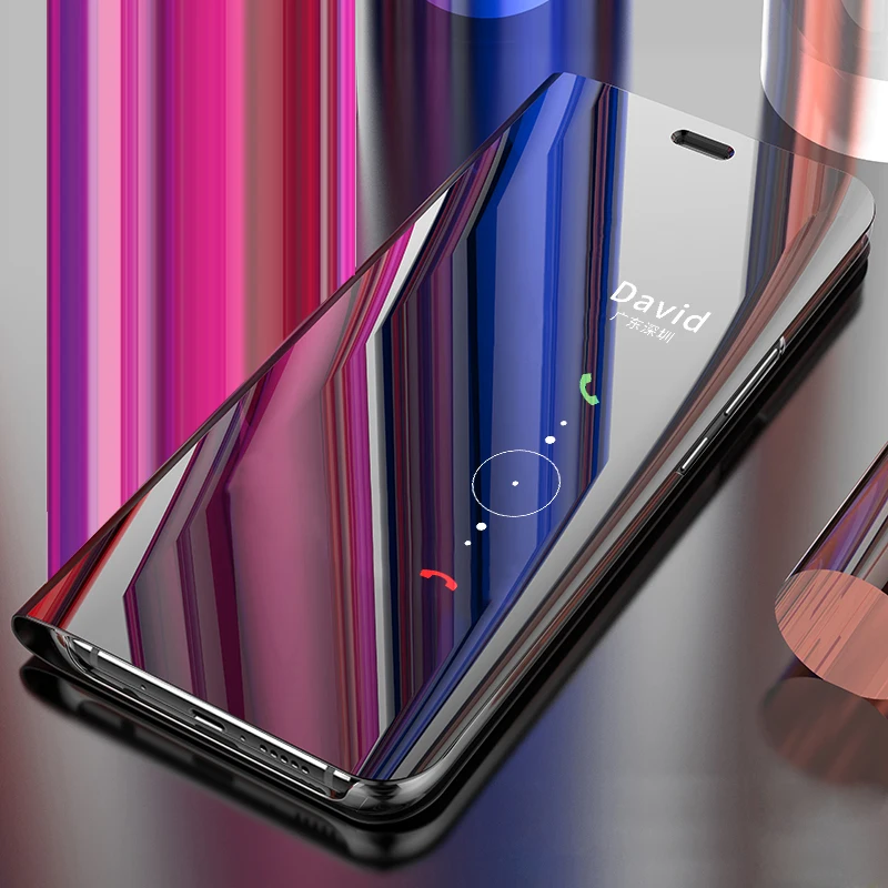 360 Полное покрытие умный прозрачный зеркальный чехол для Samsung Galaxy S6 S7 edge Plus