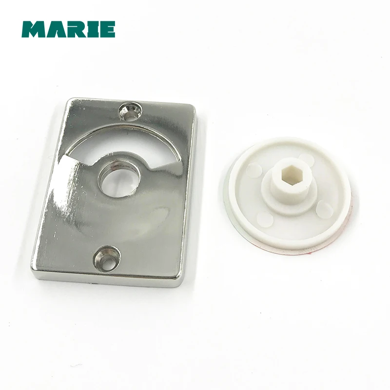 Home Door Window Security Bolt Lock Button Open Type Chrome Plated Zinc Alloy