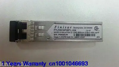 

DHL/EUB 5pcs New Finisar optical module Gigabit multimode SFP:FTLF8519P3BTL-HW 015-17
