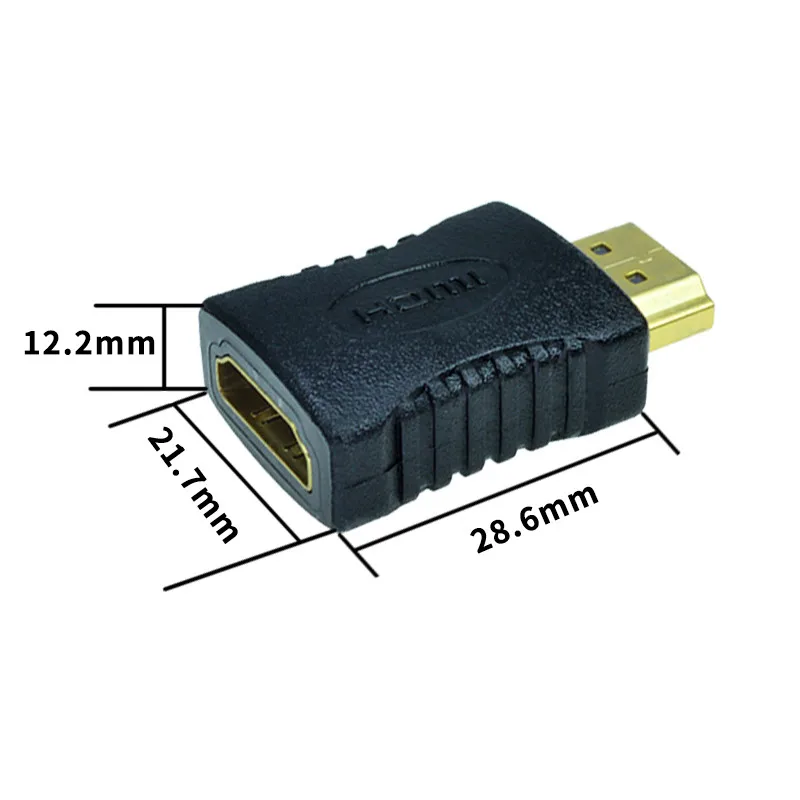 HDMI папа к Женский Кабель адаптер преобразователь удлинитель угол 90 градусов 270