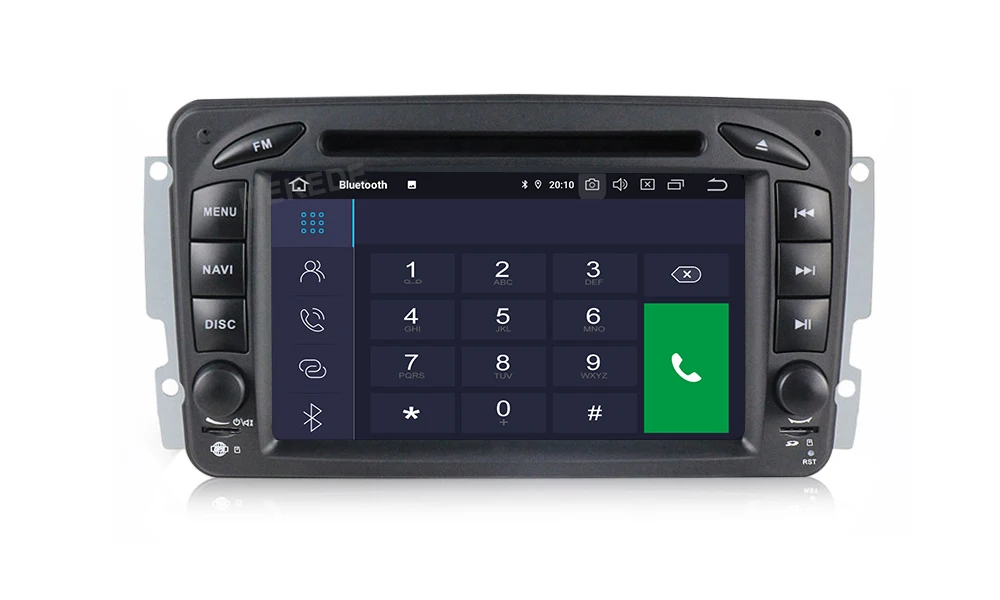 Best 7" DSP IPS Android 9.0 4G 64G 2 DIN Car DVD player For Benz CLK W209 W203 W168 W208 W463 W170 Vaneo Viano Vito E210 C208 GPS PC 24