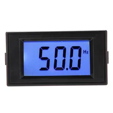 Azul LCD Medidor de Painel Digital de Freqüência Contador Cymometer Medidor de Instrumentos Elétricos