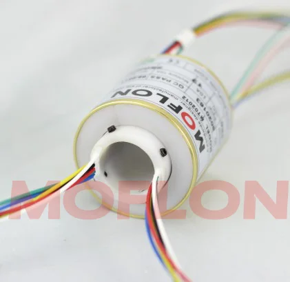 Small Outer Diameter Compact Hollow Shaft Conductive Slip Ring Collector 12 Circuit 5A Electric 45 | Бытовая техника