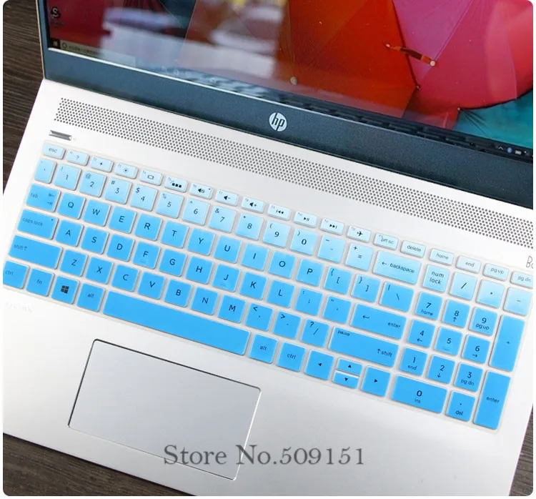 GradualBlue 15," Ноутбук клавиатура защитная крышка для hp 15-BS013DX 15-BS020NR 15-BS020WM 15-сертификатом от сертификационной* 15-CC* компакт-дисков* 15-BW* 15-BS* 15-da - Цвет: GradualBlue