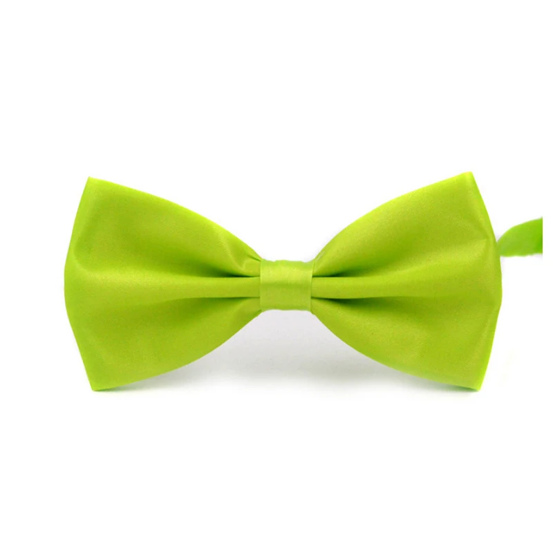Fluorescent green 1 шт джентльменский мужской классический Атласный Галстук-бабочка галстук для свадебной вечеринки регулируемый галстук-бабочка - Цвет: Fluorescent green