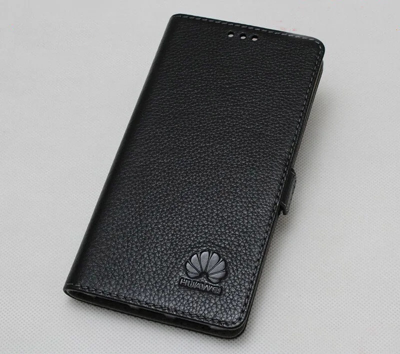 Для Huawei Mate 10 lite чехол-книжка из натуральной кожи высокого качества с подставкой