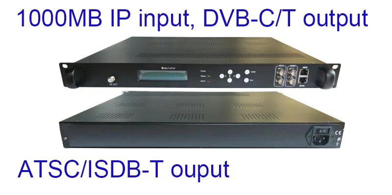 IP к QAM модулятор, IP к DVB-C J.83A/B/C модулятор, IPTV кодер модулятор, IP к DVB-T модулятор